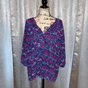 EUC Signature Studio Blouse Size XL